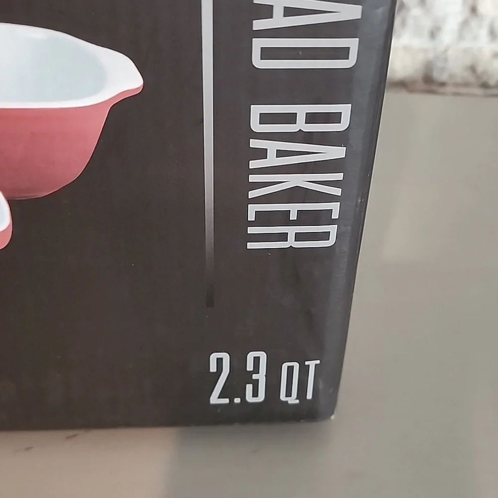 Hells Kitchen Brand New Red Bread Baker 2.3 QT